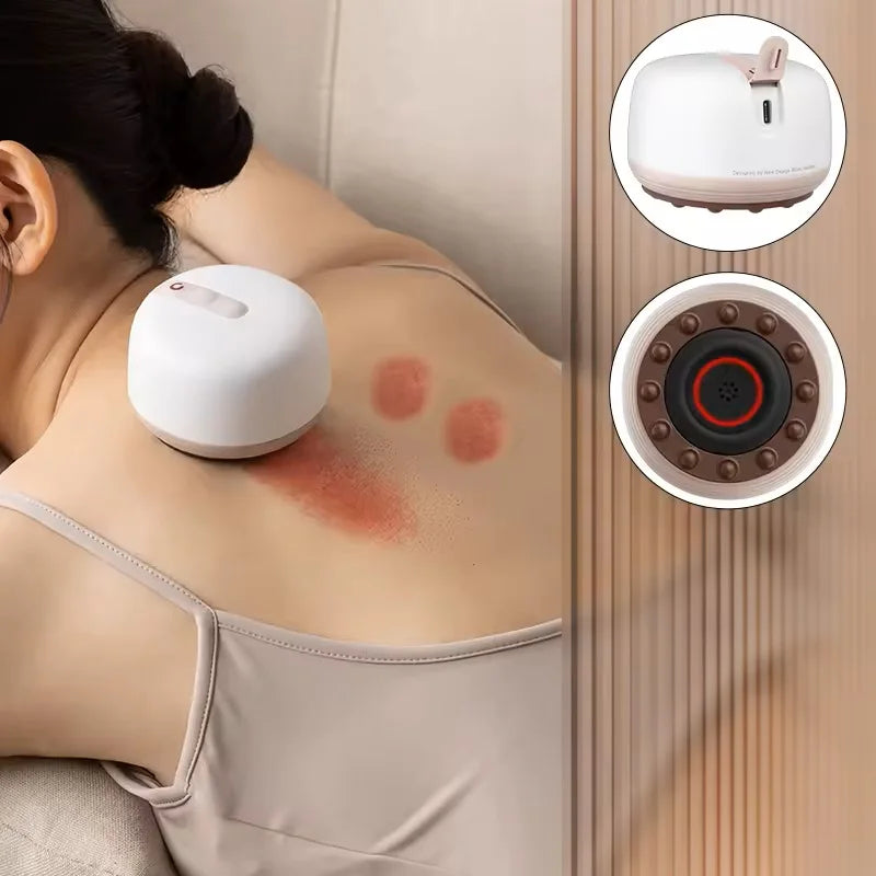 💆‍♂️ 3-in-1 Smart Cupping Massager – Red Light Therapy & Muscle Recovery