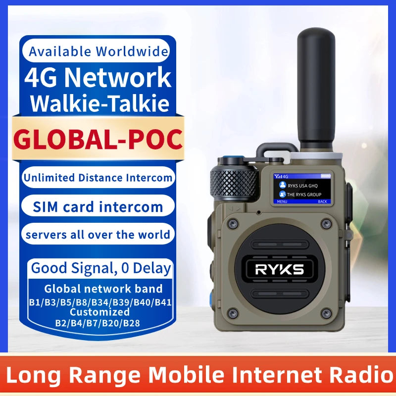 Mobile Walkie Talkie - Long-Range SIM Card Radio for Hunting Diversi Fusion™