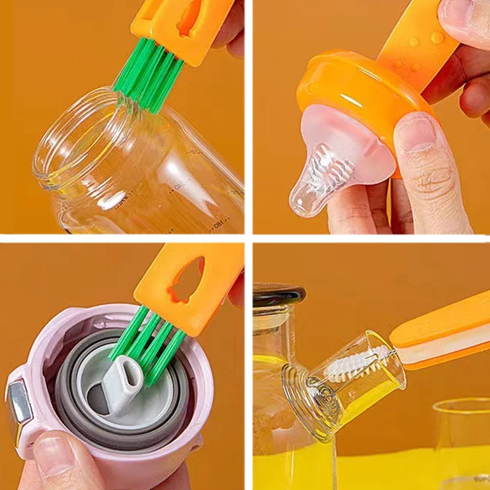 3-in-1 Cup Lid Cleaning Brush - SmartPursue™