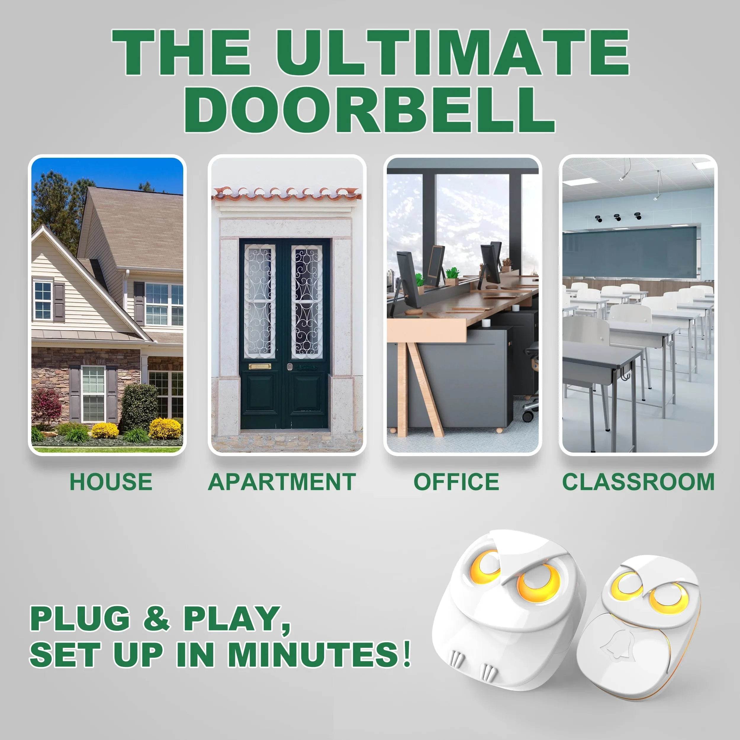 Wireless Long-Range Doorbell - SmartPursue™