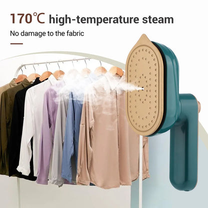 Mini Garment Steamer Steam Iron Handheld Portable Ironing Wet Dry Ironing Machine Diversi Shop™