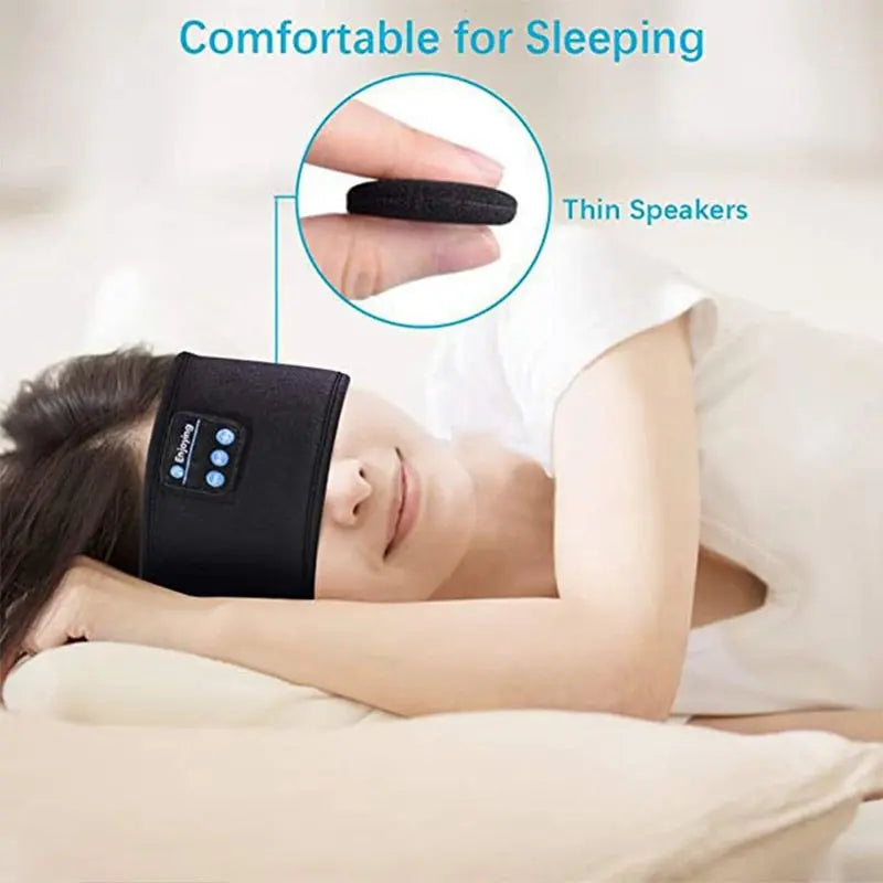 Wireless Sport Headband Earphone: Sleeping Headband with Music Eye Mask