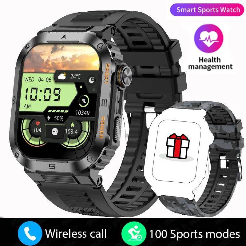 Rugged Military Smart Watch For Android IOS XIAOMI - SmartPursue™