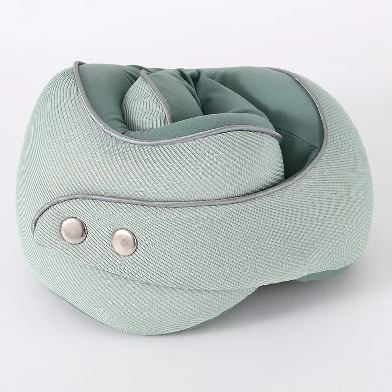 U-shaped Pillow Memory Cotton Magnetic Buckle Neck Office Nap Travel Pillow Diversi Fusion™