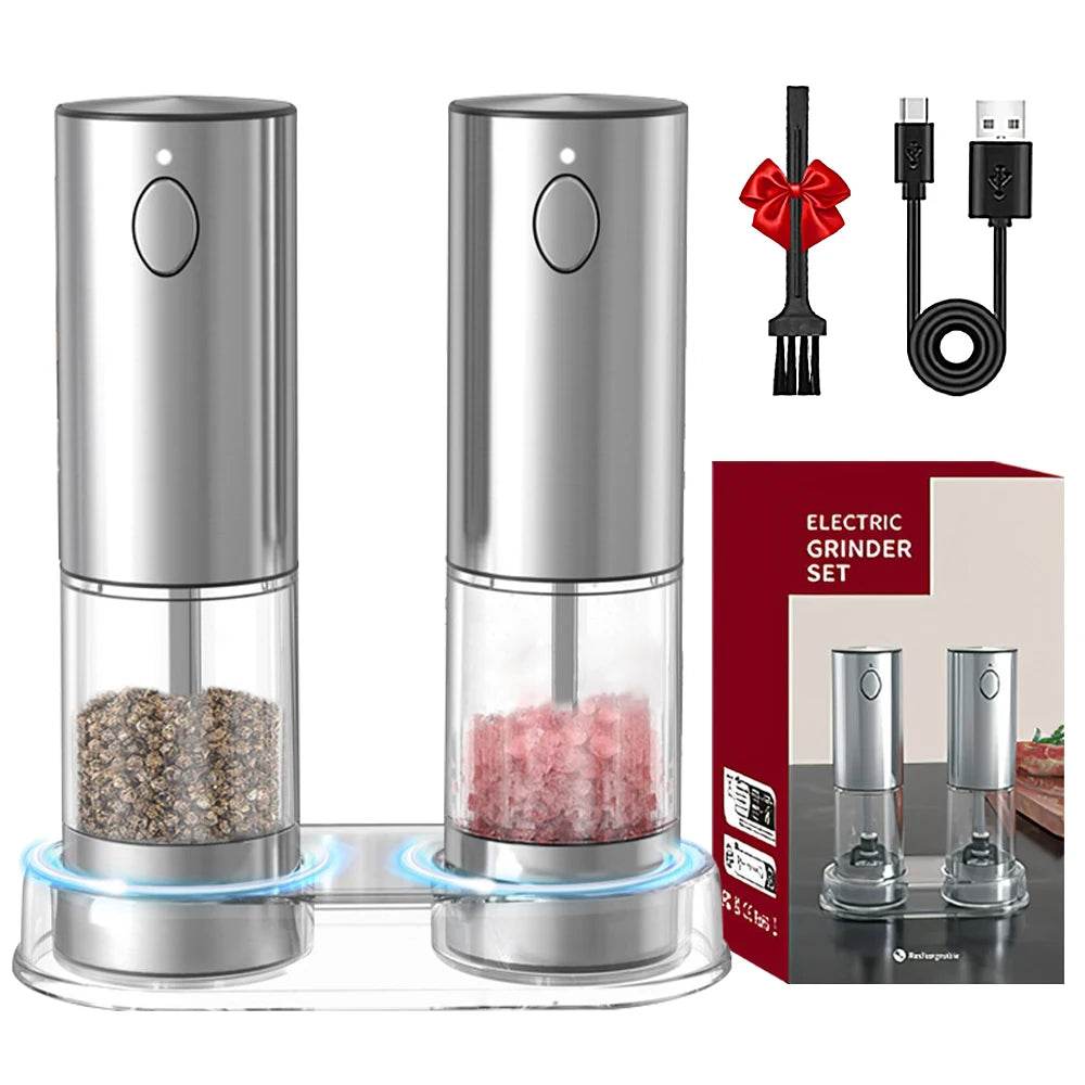 Rechargeable Electric Pepper Grinder – Adjustable Spice Mill - SmartPursue™
