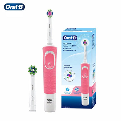 Oral B Electric Toothbrush D100 2D Vitality Cleaning Teeth Brush Waterproof Electronic Teeth Brush Inductive Charger With Timer