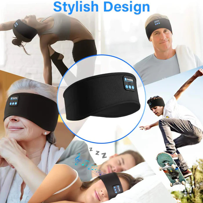 Wireless Sport Headband Earphone: Sleeping Headband with Music Eye Mask Diversi Shop