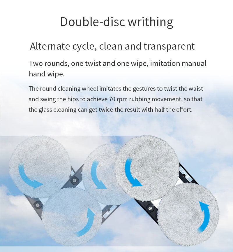 Smart Window Cleaner Robot – Auto Spray Glass & Tile Cleaning Robot - SmartPursue™