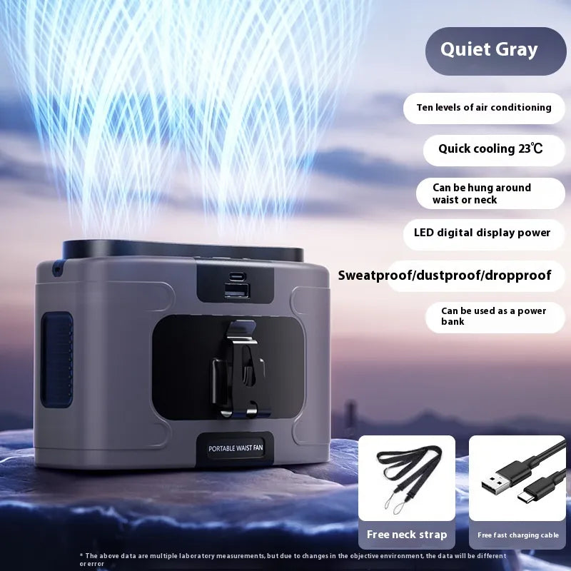 Portable Waist and Neck Fan Travel & Portable Gadgets