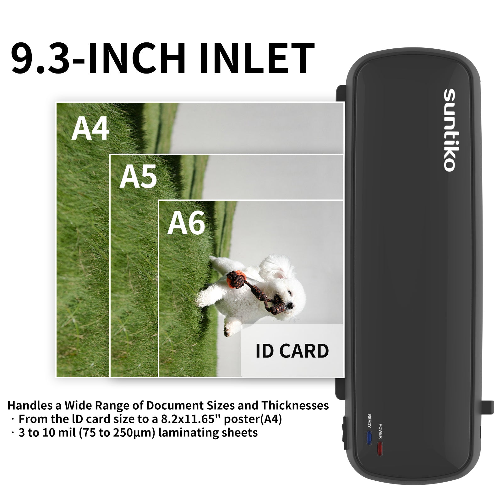 📄 Quick Warm-Up Laminator – Fast Laminating for A4, A5 & A6 - SmartPursue™