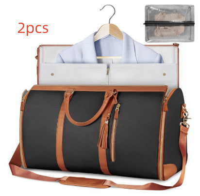 👜 Large Travel Duffle Bag – Waterproof Folding Suit & Clothes Tote CJ
