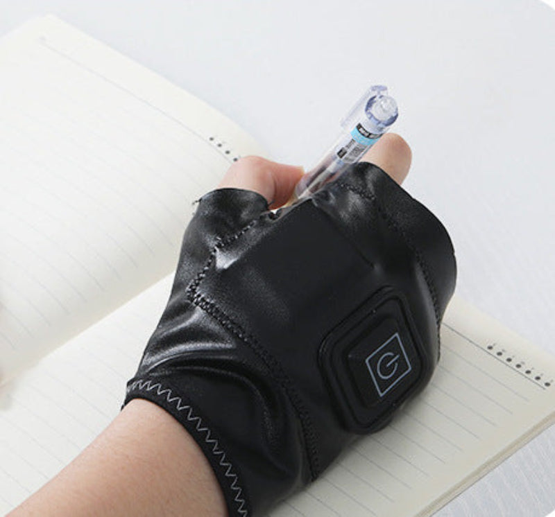 Smart Heating Gloves Charging Warm Riding Warm Hands And Half Fingers Travel & Portable Gadgets