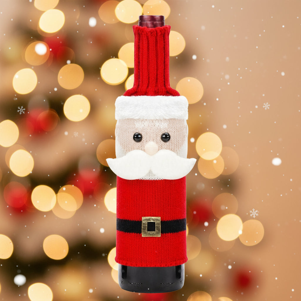 🎅 Christmas Bottle Covers – Festive Home Fashion Holiday Decorations CJ