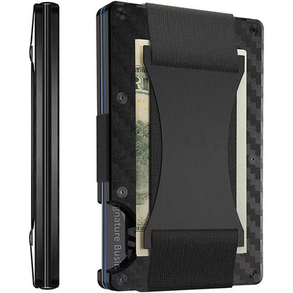 Carbon Fiber Wallet - RFID Blocking Metal Card Holder, Anti-theft Diversi Shop™