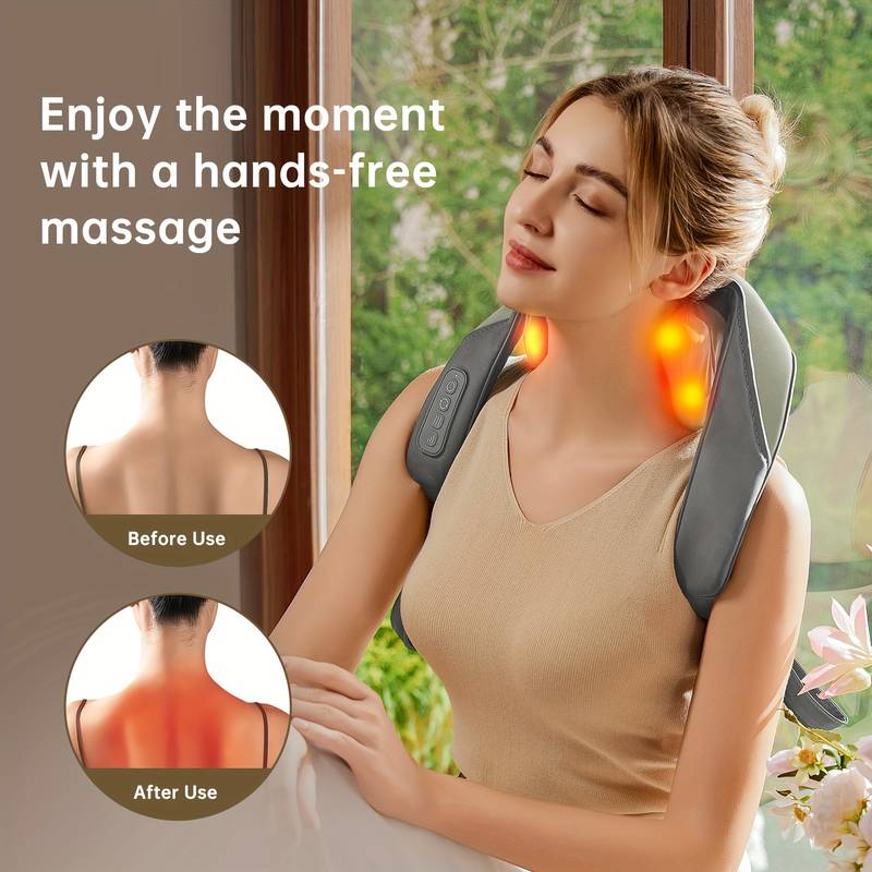 Neck And Back Massager Neck And Shoulder Kneading Massage | Diversi