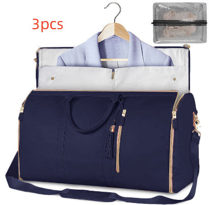 👜 Large Travel Duffle Bag – Waterproof Folding Suit & Clothes Tote CJ