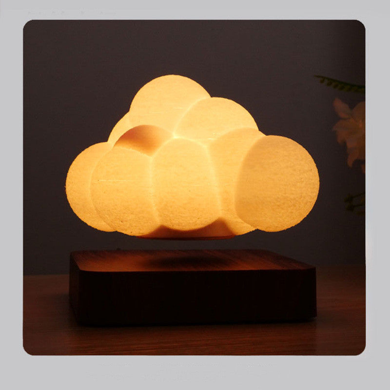 Novelty Night Light Magnetic Levitation Cloud Lamp Creativity Floating 3D Print Bulb Desk Decoration Birthday Gift Diversi Fusion™