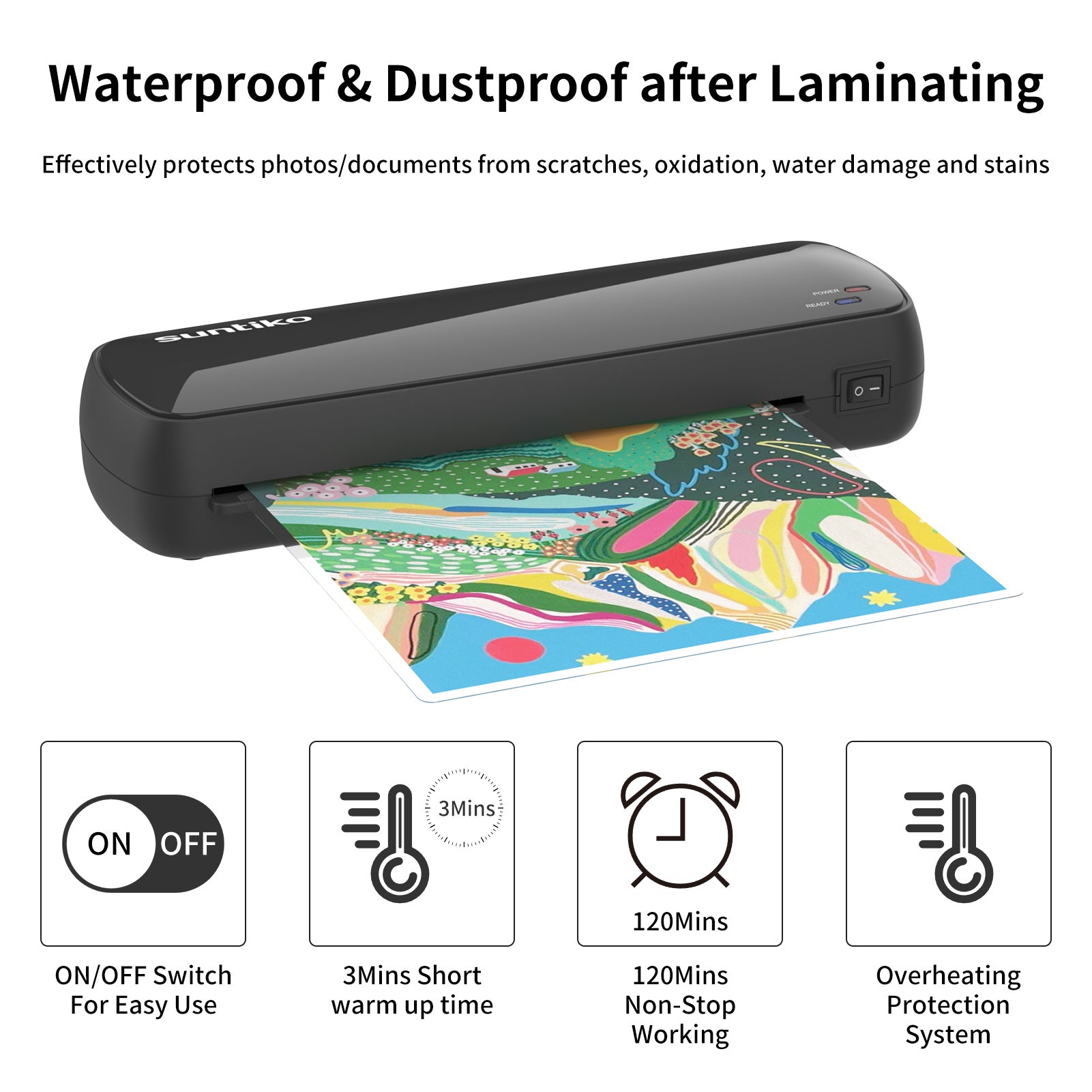 📄 Quick Warm-Up Laminator – Fast Laminating for A4, A5 & A6 - SmartPursue™