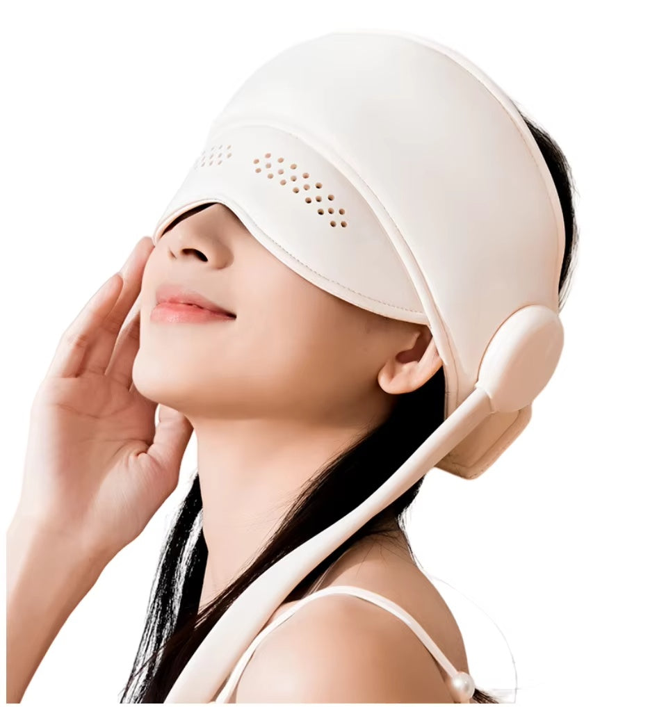 Heated Head & Eye Massager – Sleep Aid Pain Relief Device
