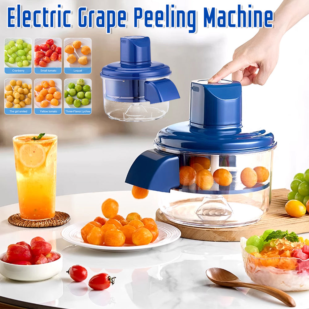 Automatic Electric Grape Peeler Electric Rechargeable Fruit Peeling Machine Hands-Free Skin Remover Home Kitchen Supplies Kitchen Gadgets CJ