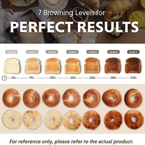 Retro 4-Slice Stainless Steel Toaster - SmartPursue™