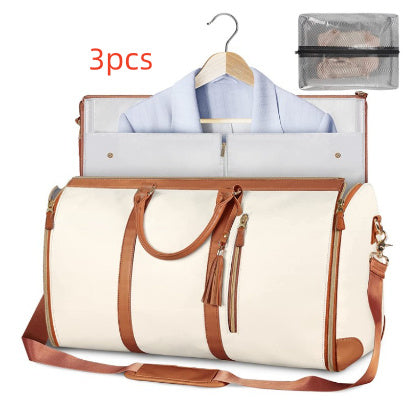 👜 Large Travel Duffle Bag – Waterproof Folding Suit & Clothes Tote CJ