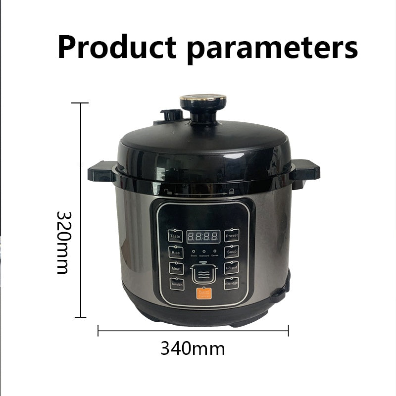 1050W Electric Pressure Cooker Multi-Purpose 5 Litre 10-in-1 Digital Screen CJ