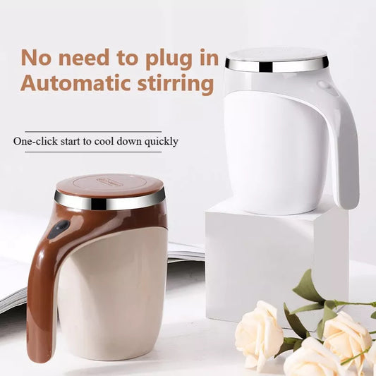 Rechargeable Model Automatic Stirring Cup Coffee Cup High Value Electric Stirring Cup Lazy Milkshake Rotating Magnetic Water Cup Diversi Shop