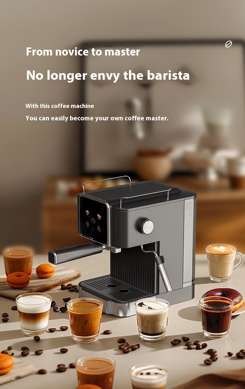 ☕ Italian Coffee Machine – High-Pressure Espresso Maker for Home Barista Brewing Smart Kitchen & Home