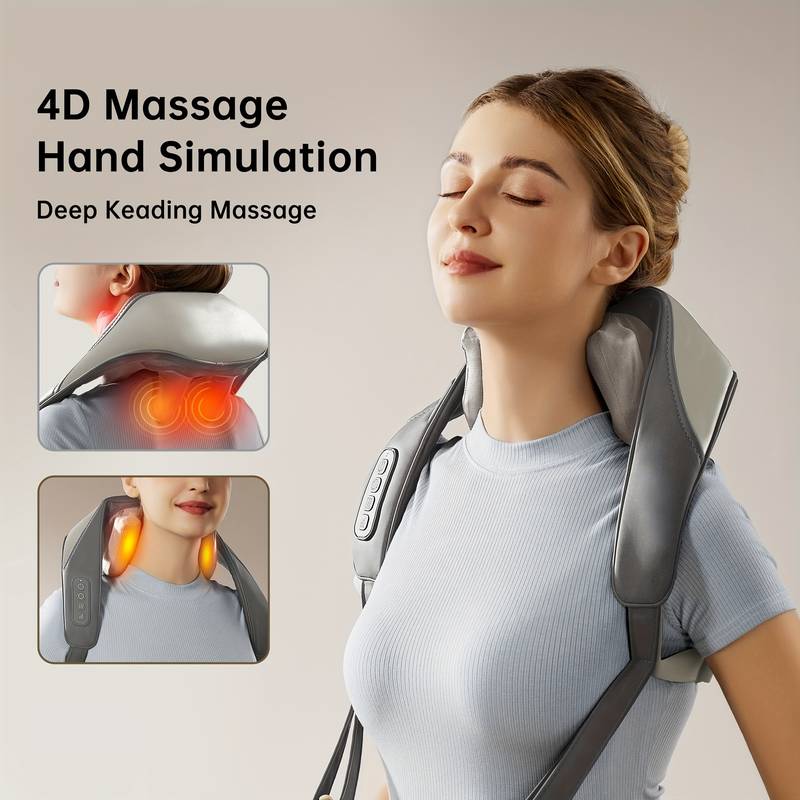 Neck And Back Massager Neck And Shoulder Kneading Massage | Diversi