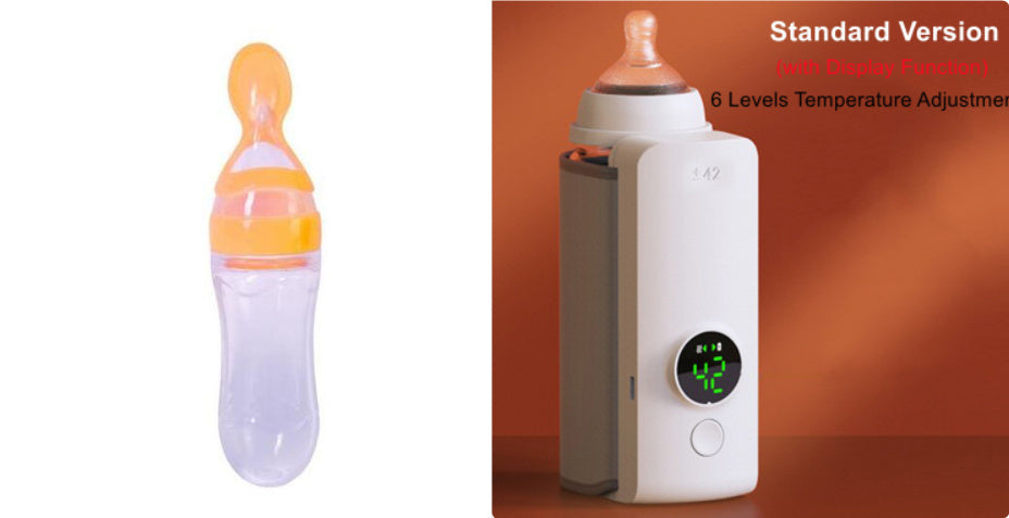🍼 Portable Baby Bottle Warmer – Wireless USB Rechargeable Heating Bag CJ