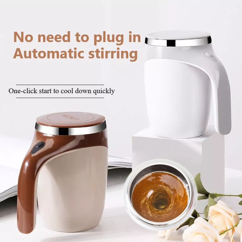 Rechargeable Model Automatic Stirring Cup Coffee Cup High Value Electric Stirring Cup Lazy Milkshake Rotating Magnetic Water Cup Diversi Shop