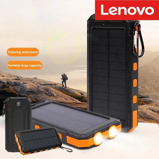 Lenovo Solar Power Bank | Portable, Fast-Charging, Eco-Friendly Diversi Fusion™