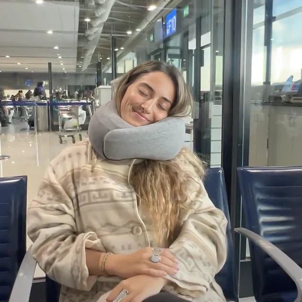 Travel neck pillow for long flights - Diversi Fusion™