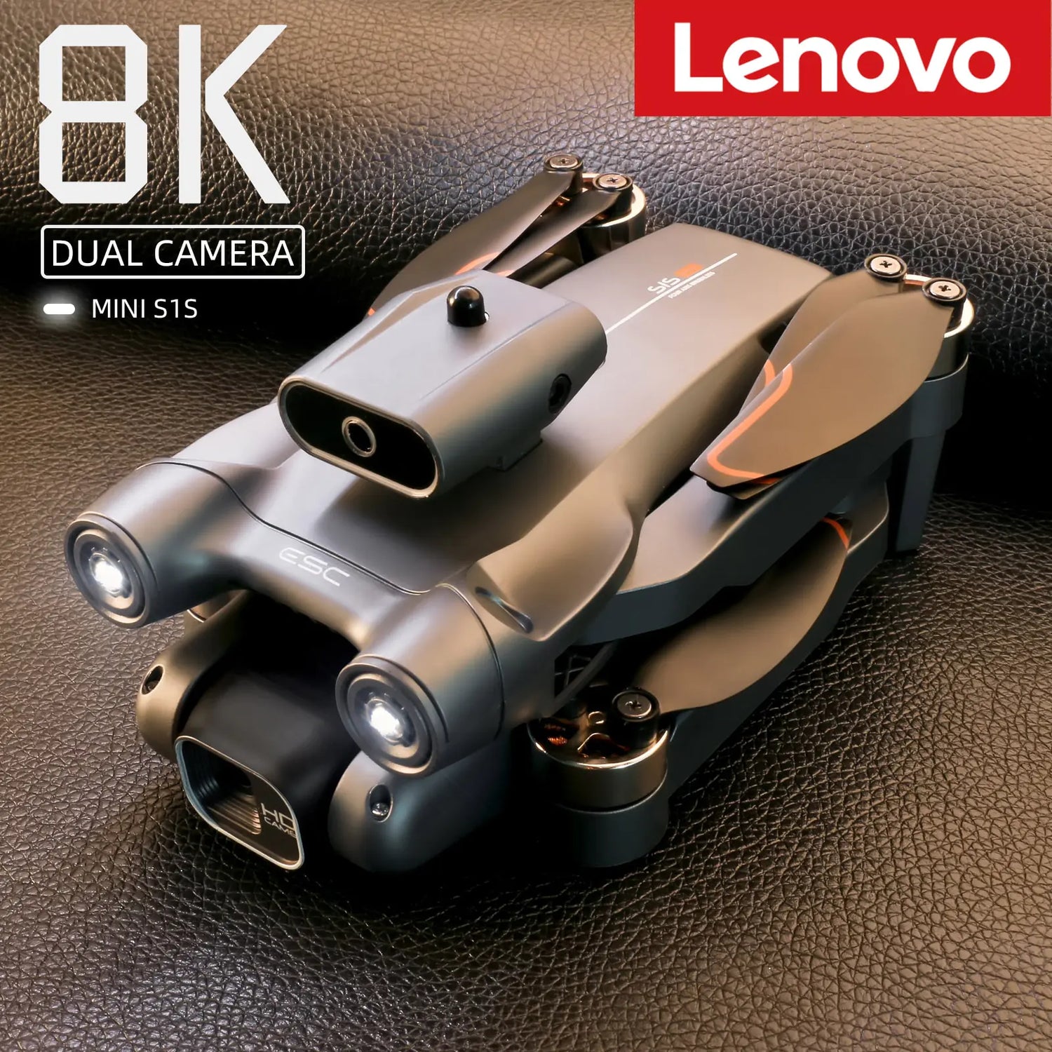 Lenovo S1S Drone - HD Camera, Long Battery Life, and GPS Navigation Diversi Fusion™