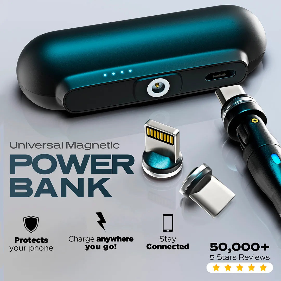 Mini Magnetic Wireless Power Bank - Portable Charging Solution Diversi Fusion™