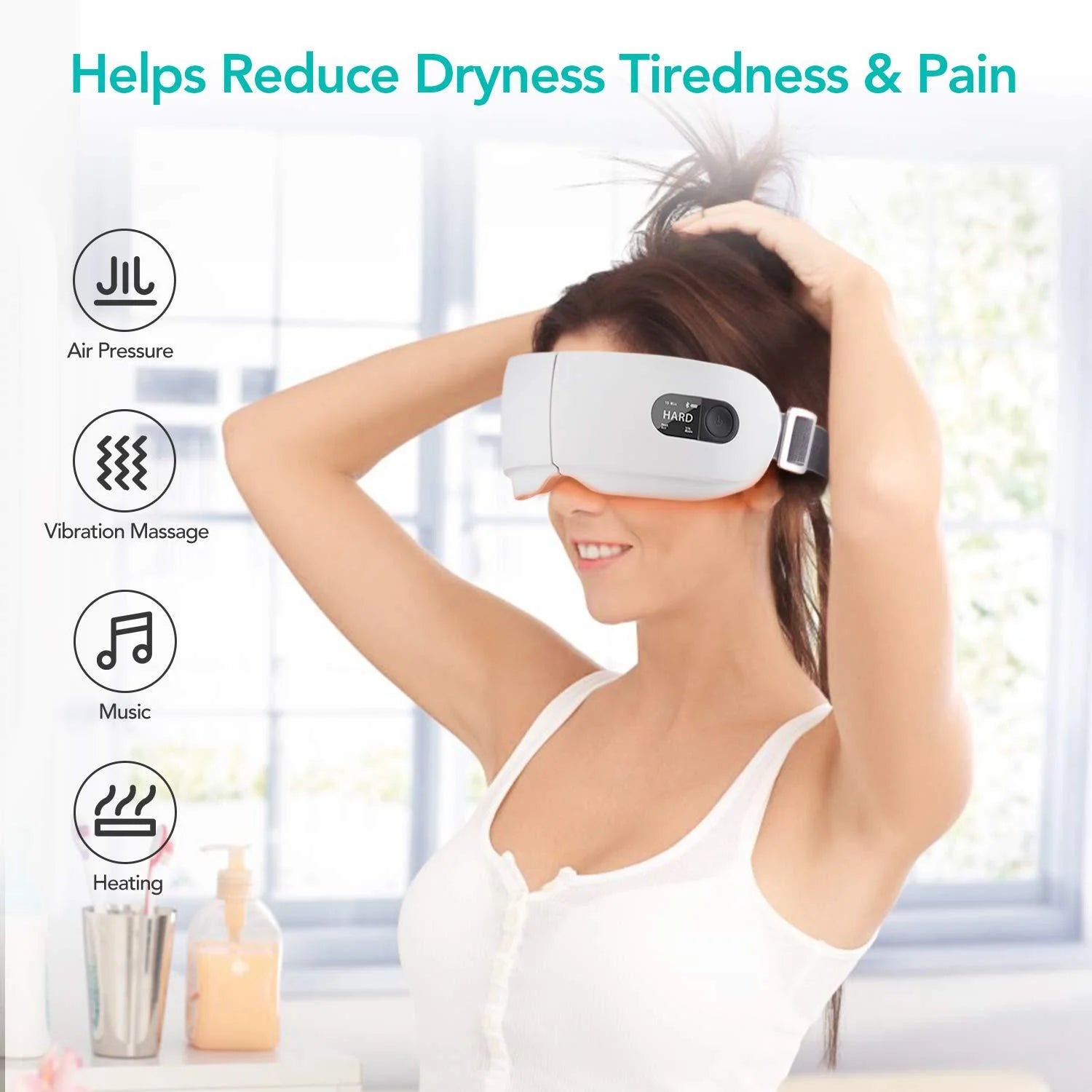 ABAY Vibrating Eye Massager With Airbag and Hot Compress Diversi Shop