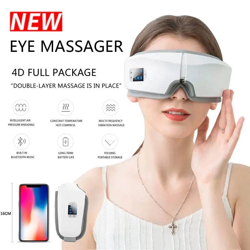 Vibrating Eye Massager With Airbag and Hot Compress - SmartPursue™