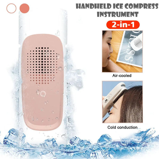 Ice Cold Fan 2in1: handheld cooling fan Rechargeable Air Cooler